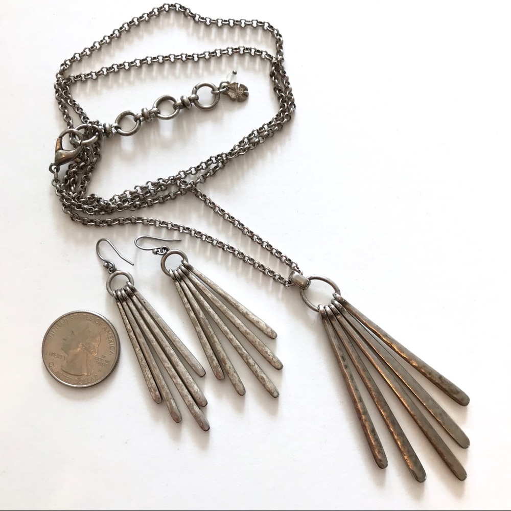 Lucky Brand☘️ Necklace Earring Set